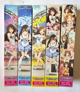 THE IDOLMASTER MASTER Cinderella Girl Poster LOWSON Japan Not for sale 5 Piece - Picture 1 of 3
