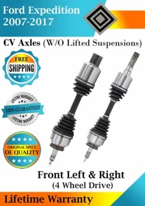 New OE Front CV Axles For 2007-2017 Ford Expedition 4WD Lifetime Warranty - Picture 1 of 8