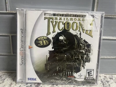 NEW Railroad Tycoon II (2) Gold Edition Sega Dreamcast Factory Sealed - Image 1 of 4
