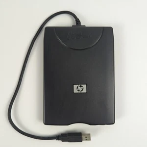 Vintage HP F5101A Mitsumi D353FUE External USB 3.5" Floppy Disk Drive FDD 1.44MB - Afbeelding 1 van 4