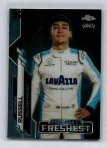 2020 Topps Chrome Formula 1 GEORGE RUSSELL RC Rookie F1 Freshest #200