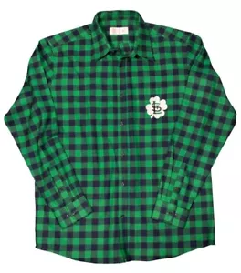 *Brand NEW* St. Louis Cardinals St. Patrick's Day Flannel Adult Med 9-15-22 SGA - Picture 1 of 7