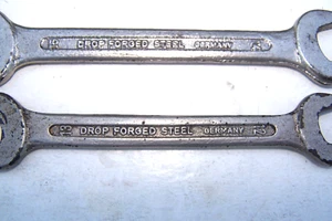 Llaves Porsche 1964-73 de acero forjado 15X14 mm y 12x13 mm Alemania - Imagen 1 de 8