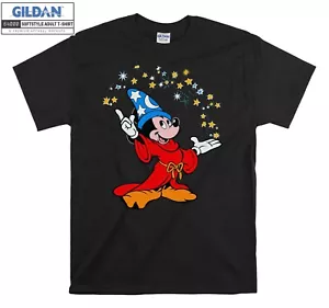 Disney Fantasia Sorcerer Mickey Stay Magica Hoodie Tshirt Men Women Unisex AC250 - Picture 1 of 9