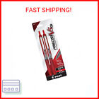 Refillable Retractable Red Liquid Ink Pens, Extra Fine Point 2-Pack