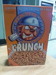 2000 Cleveland Browns Dawg Pound Müsli Crunch leere Vitrine - Bild 1 von 7