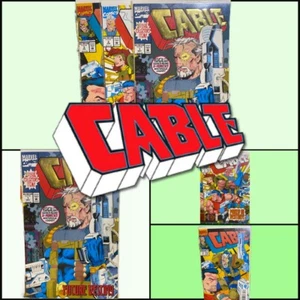 Cable (1993 1st Series) VOL. 1 #1 (Gold Foil), 2, 3 Marvel X-Force - Picture 1 of 5