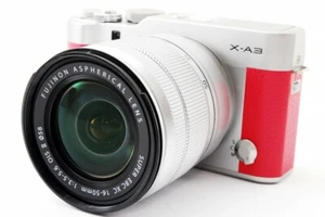 Fujifilm X-A3 24.2MP 16-50mm Lens Kit Pink [Exc+++] w/8GB SD,Hood,Body Case[589] - Picture 1 of 12