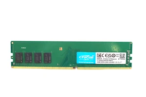 Crucial 4GB PC4-19200 DDR4-2400 Non-Ecc Unbuffered Desktop RAM CT4G4DFS824A.M8FF - Picture 1 of 3