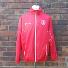Hull KR Kingston Rovers Men's M Red Shower Proof Jacket Track Top Hooded Fi-Ta