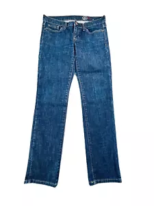 Jeans Gap 1969 para mujer 4A azul elástico edición limitada tiro bajo 5 bolsillos rectos - Imagen 1 de 13
