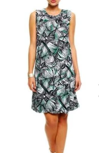 MANGO ABSTRACT PRINT DRESS SIZE 10 NEW - Picture 1 of 6