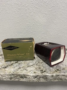 Vintage Sawyers Lighted Pana-Vue 2 X 2 Slide Viewer Original Box Tested - Picture 1 of 15