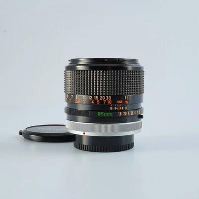 EXCELLENT Canon FD 85mm f/1.8 S.s.C. Prime Lens - Image 1 of 4
