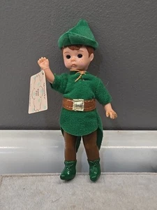 Vintage Madame Alexander Peter Pan Doll 5.25" Figurine Hang Tag *design 4 - Bild 1 von 5