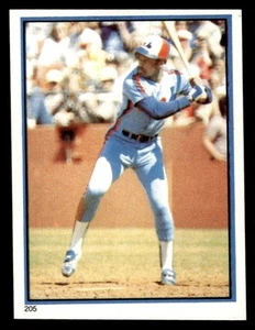 1983 O-Pee-Chee Stickers Al Oliver Montreal Expos #205 - Picture 1 of 2