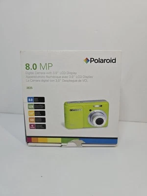 Polaroid i835 8.0MP Green Compact Digital Camera Tested WORKS - Image 1 of 4