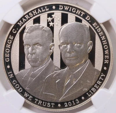 2013-P 5-Star General., Commemorative Dollar., NGC PF-69., Store #GMC002 - Image 1 of 3