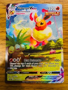 NM! Flareon VMAX SWSH180 Sword & Shield Premium Collection Promo Pokemon Card! - Picture 1 of 4
