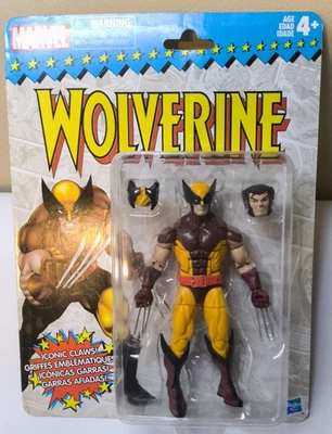 Figura de Acción Hasbro Marvel Legends Serie Retro Vintage Wolverine NUEVA Foto 1 de 4