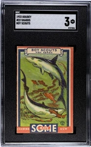 1933 R26 Goudey Chewing Gum Boy Scouts #22 SHARKS (SGC 3 VG) - Picture 1 of 2