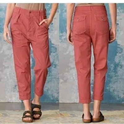 Pantalón Corto Sundry Croft Mujer 28 Terracota Algodón Cápsula Relajada Mínimo Foto 1 de 4