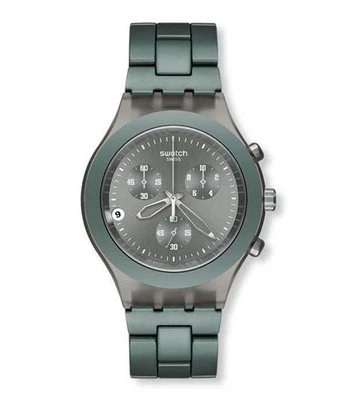 SWATCH DIAPHANE -  SVCM4007AG  FULL BLOODED SMOKY GREY  - BRAND NEW ! - Image 1 of 4