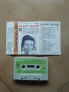 G BECAUD LES GRANDS SUCCES DE VOL.2 VdP/EMI MCV6026 IMPORT BIEM MC CASSETTE TAPE - Picture 1 of 2