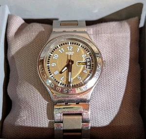 SWATCH UHR YGS728G SUBERIN IRONY 2003 SELTEN BRONZE UND EDELSTAHL - Bild 1 von 4