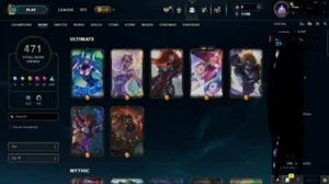 Lol Account EUW Lvl 612, All Champs, 471 Skins, - Bild 1 von 5
