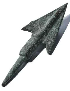 ANTIKE GRIECHISCHE BRONZE PFEILSPITZE ALEXANDER MILITÄRLEGION - 336-323BC - 10 GR - Bild 1 von 5