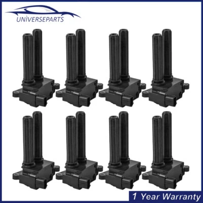 Paquete de 8 bobinas de encendido para Dodge Durango Charger Ram 1500 2500 3500 V8 UF504 nuevo Foto 1 de 4
