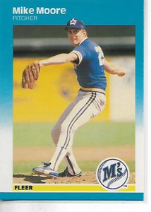 1987 Fleer Mike Moore Card - Picture 1 of 1