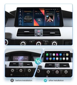 10.25" 4+32GB CarPlay Android 13 Car Stereo RDS WIFI For BMW E60 525i 528i CCC - Imagen 1 de 19
