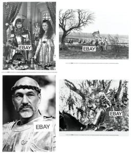 LOTE DE FOTOS DE PELÍCULA EXCALIBUR 1981 #1 (4) KING ARTHUR PATRICK STEWART STNG - Imagen 1 de 1