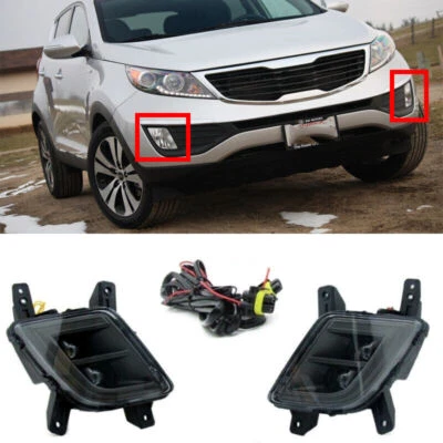 Luces de circulación diurna LED DRL antiniebla señales de giro para Kia Sportage 2011-2016 Foto 1 de 4