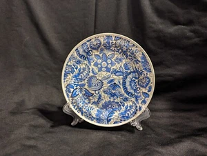 BM Frankreich Ersatz Dessertteller, weiß mit blauem Paisley, 7 1/4" - GEBRAUCHT - Bild 1 von 12
