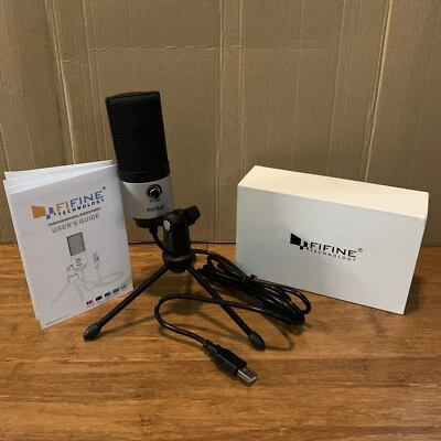 Fifine Technology USB Podcast Condenser Microphone K669-K669B - Image 1 of 4