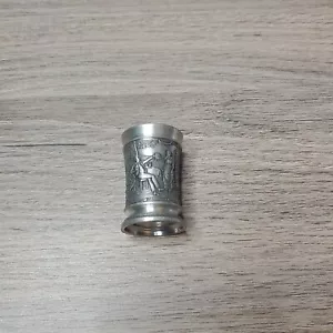 Vintage Frieling Zinn Pewter Shot Glass Very Small Cup - Picture 1 of 9