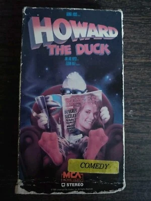 Howard the Duck VHS 1986 MCA Universal Studio George Lucas Ex Blockbuster Rental - Image 1 of 4