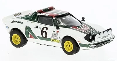 MODELLINO AUTO STATICO BREKINA LANCIA STRATOS RALLY MONTECARLO 1976 SCALA 1/87 - Immagine 1 di 4
