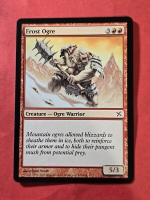 2005 Magic The Gathering Betrayers of Kamigawa #102 Frost Ogre, C, NF, cd5 - Image 1 of 3