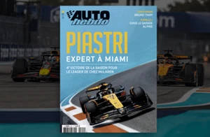 AUTO HEBDO Magazine F1 GP MIAMI OSCAR PIASTRI_MARIO ANDRETTI_STRUYF 05 2025 ©TBC - Imagen 1 de 1