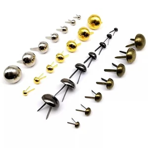 2500 silver studs 15mm+ 2500 silver studs 12mm, shipping by Yanwen - Picture 1 of 1