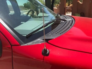 9" Stainless Steel Antenna Mast Power Radio AM/FM for FORD F-150 1980-2008 New - Picture 1 of 20