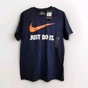 Nike Just Do It T-Shirt Uomo Blu Manica Corta BV0623-451 Taglia M - Foto 1 di 4
