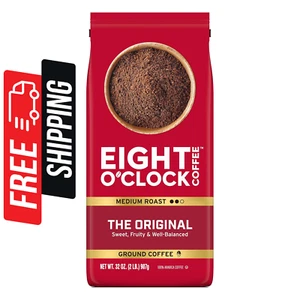 Eight O'Clock Coffee The Original Ground Coffee, Medium 32 Ounce (Pack of 1) - Picture 1 of 4