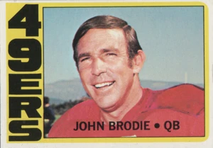 1972 JOHN BRODIE MERLIN OLSEN DEACON JONES FOOTBALL CARDS - Picture 1 of 6