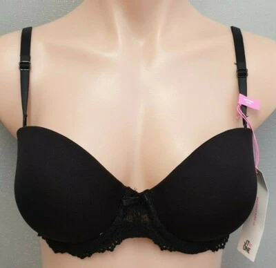 BNWT Ladies Sz 32C JT One Brand Black Multiway Underwire Push Up Bra RRP $39.95 - Image 1 of 3