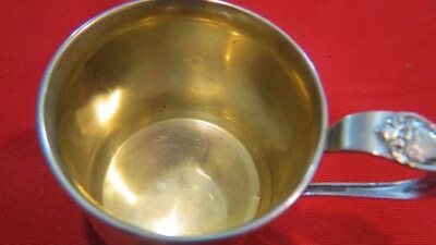 Taza de bebé Lunt Memory Lane de plata de ley sin monogramas Foto 1 de 4